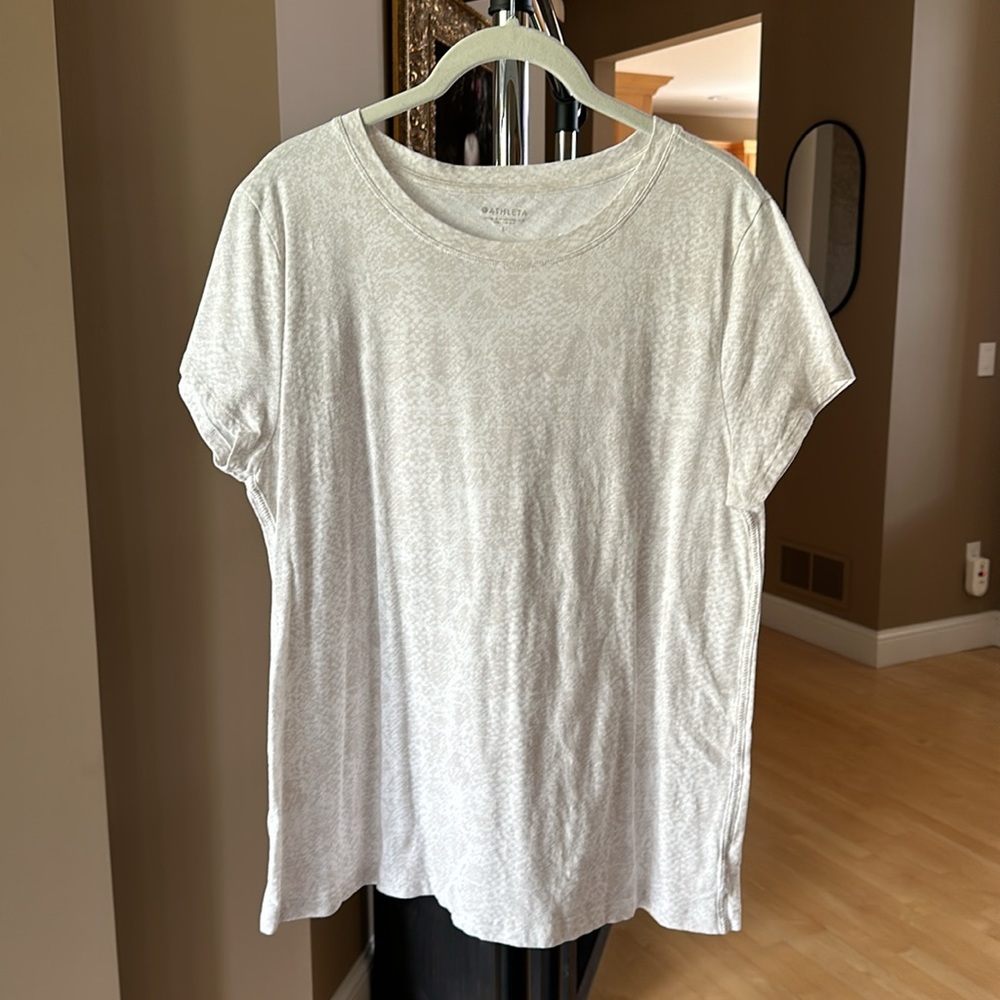 Athleta Snakeskin Short Sleeve Tee
